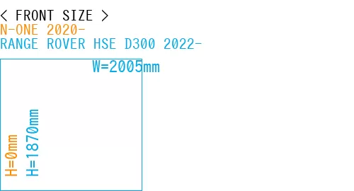 #N-ONE 2020- + RANGE ROVER HSE D300 2022-